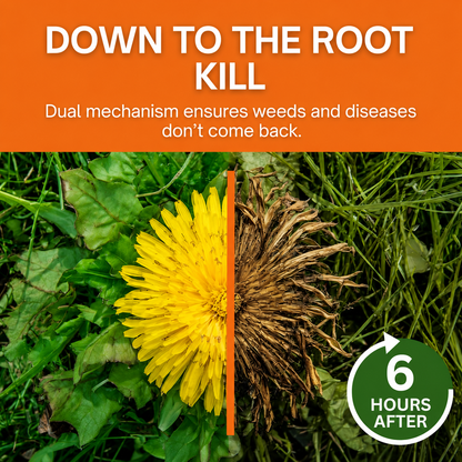 🏆🔥5-Hour Max Power Dual-Action Herbicide | Fast-Acting Granules for Stubborn Weeds & Brush