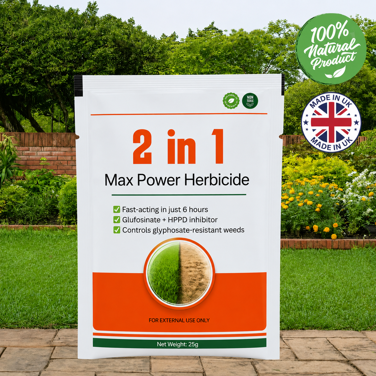 🏆🔥5-Hour Max Power Dual-Action Herbicide | Fast-Acting Granules for Stubborn Weeds & Brush